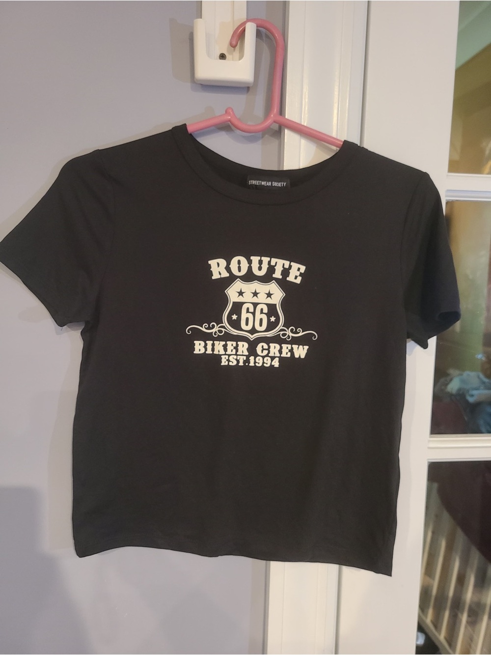 Streetwear Society Black Crop Top